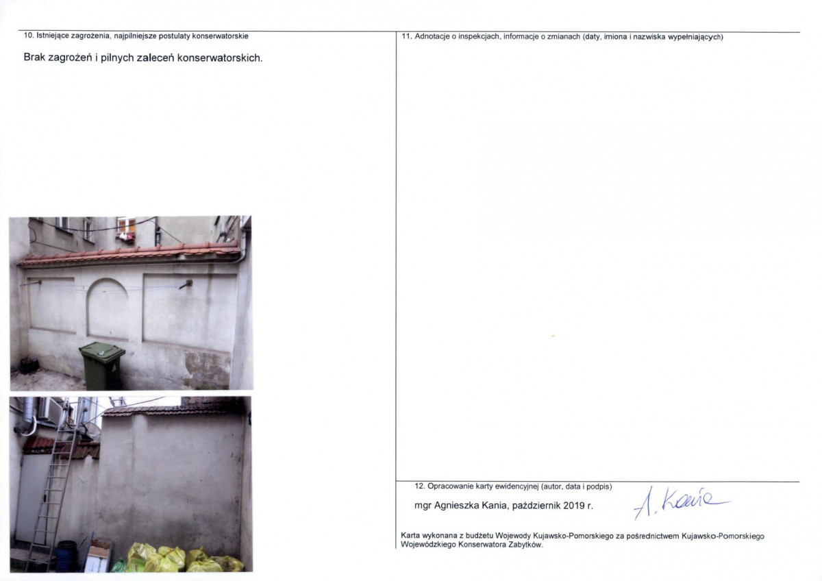 KEZN - Karta obiektu niewpisanego do rejestru, skan nr 2