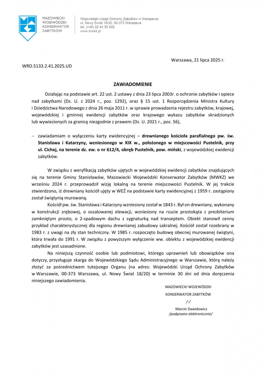 Wyłączenie z ewidencji, skan nr 1