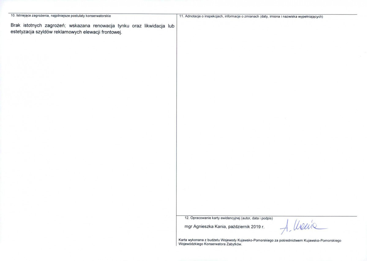 KEZN - Karta obiektu niewpisanego do rejestru, skan nr 2