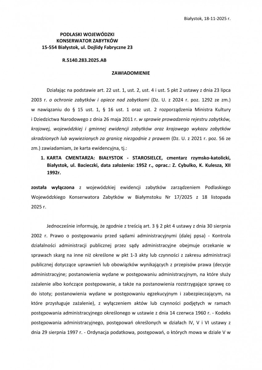 Wyłączenie z ewidencji, skan nr 1