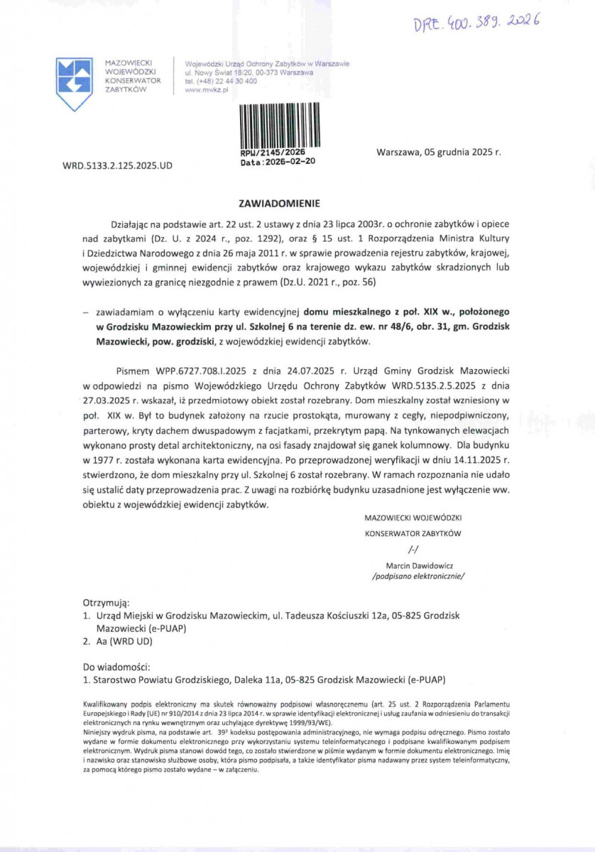 Wyłączenie z ewidencji, skan nr 1