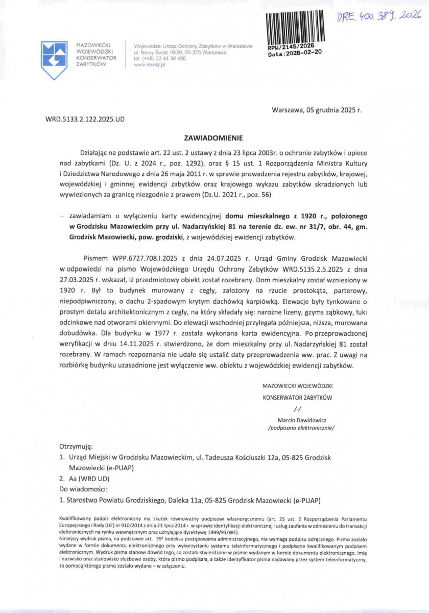 Wyłączenie z ewidencji, skan nr 1