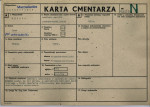 KC - Karta cmentarza, skan nr 1