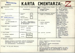 KC - Karta cmentarza, skan nr 1