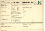 KC - Karta cmentarza, skan nr 1