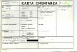 KC - Karta cmentarza, skan nr 1