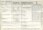 KC - Karta cmentarza, skan nr 1