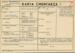 KC - Karta cmentarza, skan nr 1