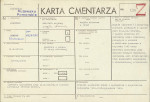 KC - Karta cmentarza, skan nr 1