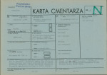 KC - Karta cmentarza, skan nr 1
