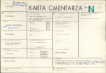 KC - Karta cmentarza, skan nr 1