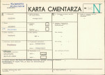 KC - Karta cmentarza, skan nr 1
