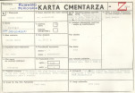 KC - Karta cmentarza, skan nr 1