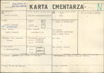 KC - Karta cmentarza, skan nr 1