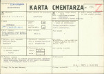 KC - Karta cmentarza, skan nr 1