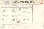 KC - Karta cmentarza, skan nr 1