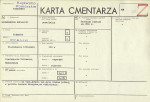KC - Karta cmentarza, skan nr 1