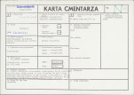 KC - Karta cmentarza, skan nr 1