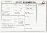 KC - Karta cmentarza, skan nr 1