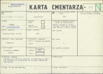 KC - Karta cmentarza, skan nr 1