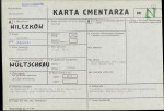 KC - Karta cmentarza, skan nr 1