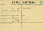 KC - Karta cmentarza, skan nr 1