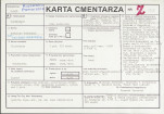 KC - Karta cmentarza, skan nr 1