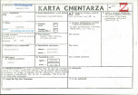 KC - Karta cmentarza, skan nr 1