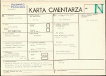 KC - Karta cmentarza, skan nr 1