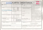 KC - Karta cmentarza, skan nr 1