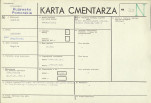 KC - Karta cmentarza, skan nr 1