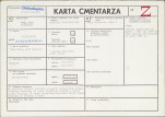 KC - Karta cmentarza, skan nr 1