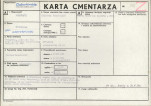 KC - Karta cmentarza, skan nr 1
