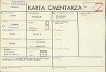 KC - Karta cmentarza, skan nr 1