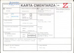 KC - Karta cmentarza, skan nr 1