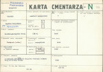 KC - Karta cmentarza, skan nr 1