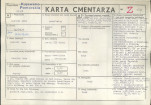 KC - Karta cmentarza, skan nr 1