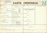 KC - Karta cmentarza, skan nr 1