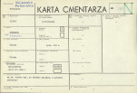 KC - Karta cmentarza, skan nr 1