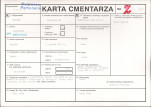 KC - Karta cmentarza, skan nr 1
