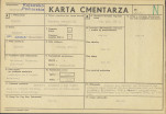 KC - Karta cmentarza, skan nr 1