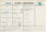 KC - Karta cmentarza, skan nr 1
