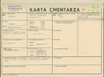 KC - Karta cmentarza, skan nr 1
