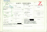 KC - Karta cmentarza, skan nr 1
