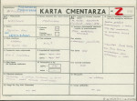 KC - Karta cmentarza, skan nr 1