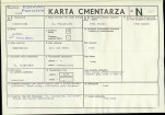 KC - Karta cmentarza, skan nr 1