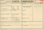 KC - Karta cmentarza, skan nr 1