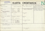 KC - Karta cmentarza, skan nr 1