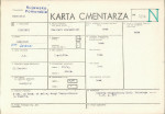 KC - Karta cmentarza, skan nr 1