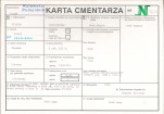 KC - Karta cmentarza, skan nr 1